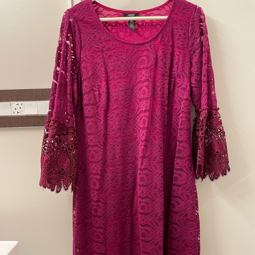 Holiday lace dress